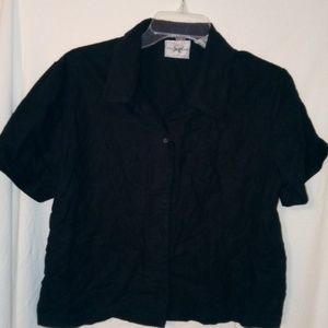 Studio Ease Jackets & Coats - Studio Ease Black Pocketed Jacket Sz 10 Studio Ease Jackets & Coats - Studio Ease Black Pocketed Jacket Sz 10